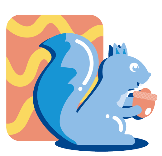 Hpk Squirrel Orange Bg Lines 520x500